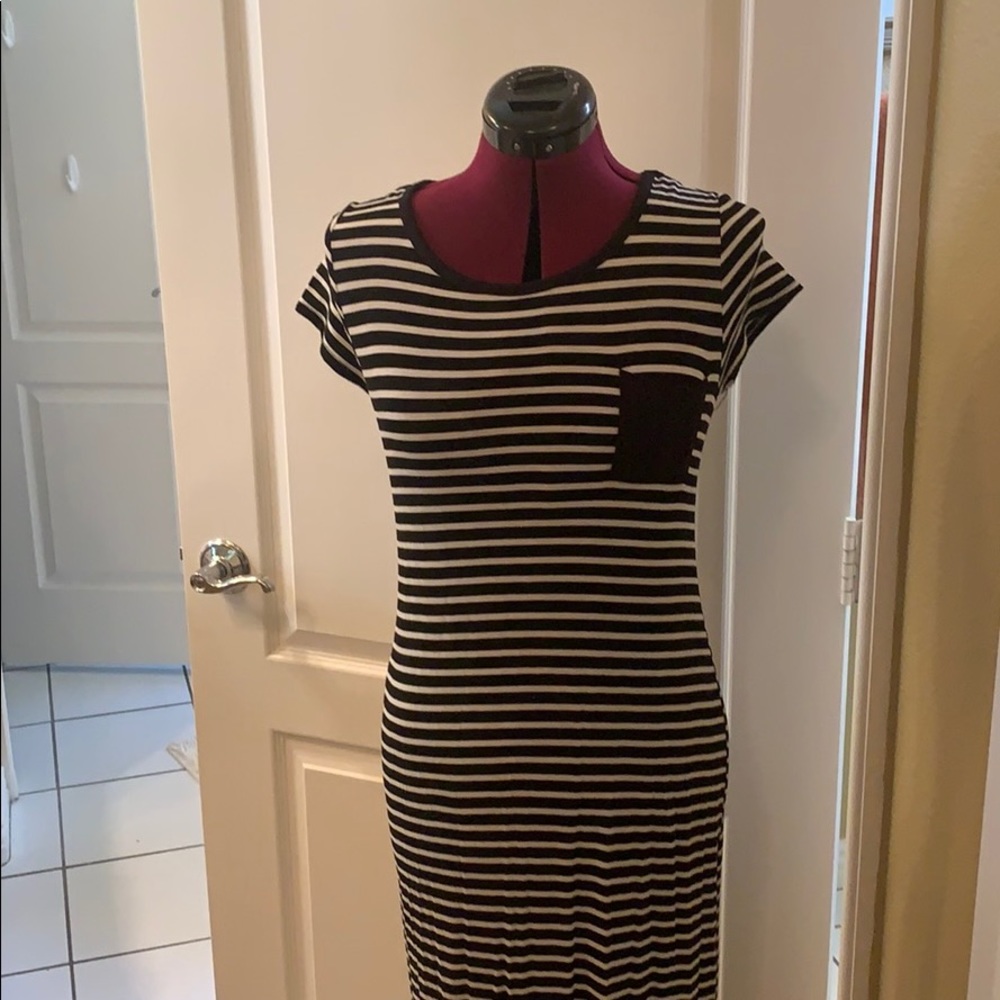 Knit maxi knit dress 97%polyester 3% spandex